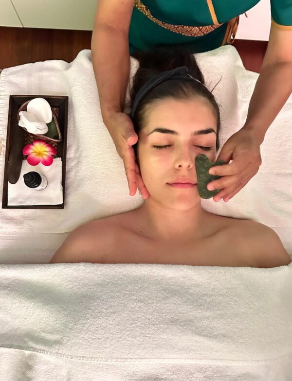 Gua Sha face massage